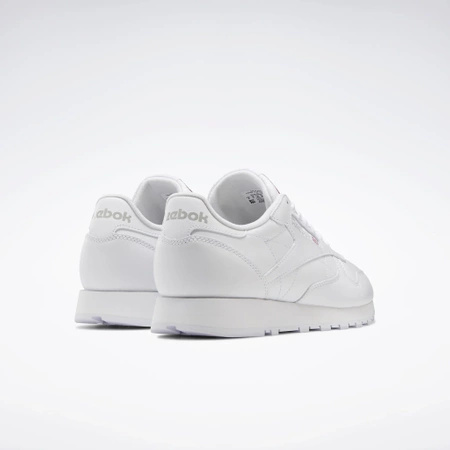 Buty sportowe męskie Reebok Classic Leather snekaersy niskie skórzane białe (100008492)