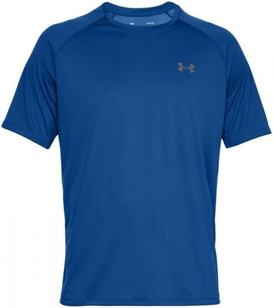 Wyprzedaż - Koszulka sportowa męska Under Armour UA Tech SS Tee niebieska (1326413-400)