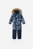 Kombinezon zimowy dziecięcy Reima Reimatec winter overall. Kipina Navy  Age 2 Kids Unisex wodoodporny granatowy  (5100040B-6981)