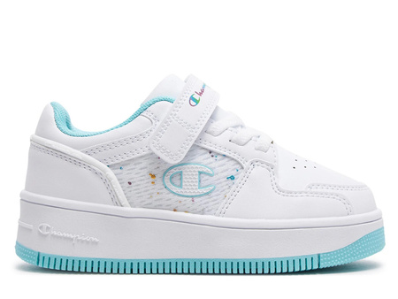 Buty unisex Champion REBOUND PLATFORM ABSTRACT G PS Biały (S32851WW011)