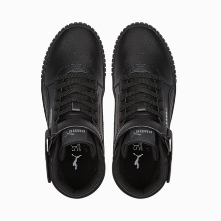 Wyprzedaż - Sneakersy damskie Puma Carina 2.0 Mid wysokie czarne (385851-01)