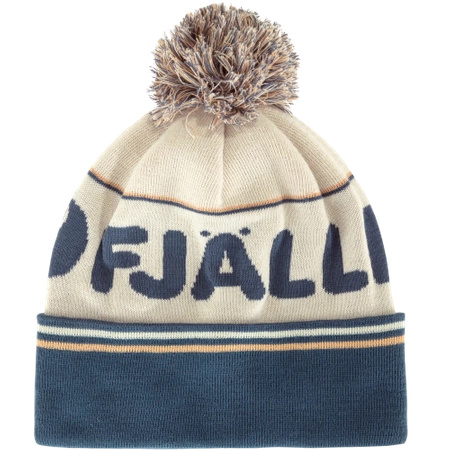 Czapka beanie Fjällräven Fjällräven Pom Hat Chalk White-Indigo Blue (F84768-113-534)