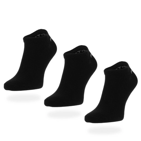 Wyprzedaż - Skarpety damskie/męskie czarne Monotox Basics Socks Black 3-Pack (SKS20PKB)