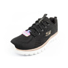 Skechers Graceful-Get buty damskie sportowe wygodne lekkie oddychające (12615/BKGD)