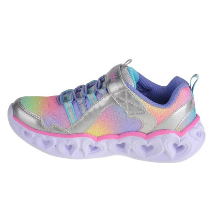 Skechers Heart Lights-Rainbow Lux 302308L-SMLT Szare 27 (302308L-SMLT)