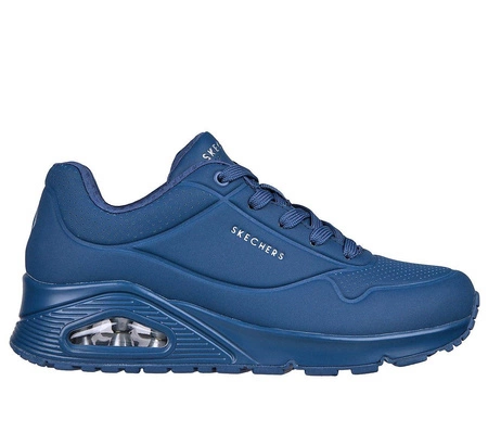 Sneakersy damskie Skechers Uno-Stand On Air buty sportowe niebieskie (73690-BLU)