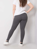 Ciemnoszare melanżowe legginsy plus size (RV-LG-6302.53)