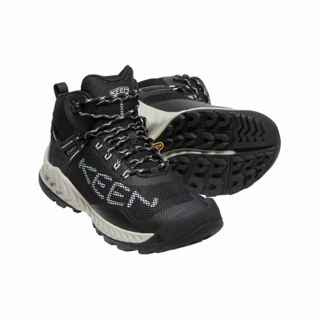 Wyprzedaż - Buty trekkingowe męskie Keen NXIS EVO MID WP outdoorowe wodoodporne czarne (KE-1025911)