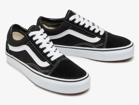 Trampki młodzieżowe Vans Old Skool szkolne back to school męskie/damskie czarno-białe (VN000D3HY28)
