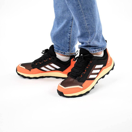 Buty trekkingowe męskie adidas TERREX TRACEROCKER BLACK czarny outdoorowe półbuty czarne (HR1170)