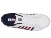 Męskie sneakersy K-Swiss COURT TIEBREAK II WHITE/PEACOAT/SAMBA RED-M (04413-983-M)