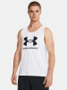 Koszulka bez rękawów męska UNDER ARMOUR tank top biała (57729/1382883-100)