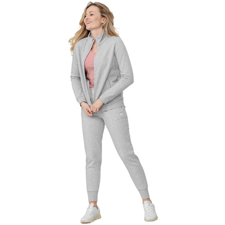 Bluza damska 4F chłodny jasny szary melanż (H4Z22 BLD351 27M)