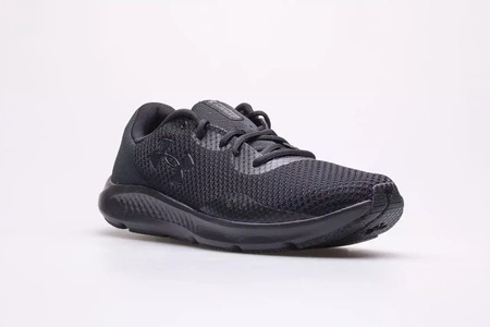 Wyprzedaż - Buty do biegania męskie Under Armour Charged Pursuit 3 sportowe czarne (3024878-002)