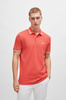 Koszulka Polo męska BOSS Paddy Open Red regular fit czerwona (50469055-646)