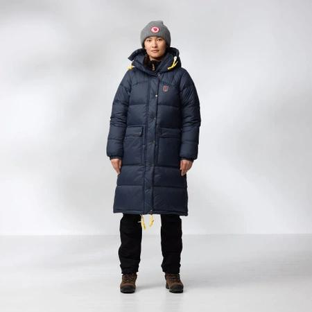 Kurtka puchowa ocieplana damska Fjällräven Expedition Long Down Parka W Navy (F86126-560)