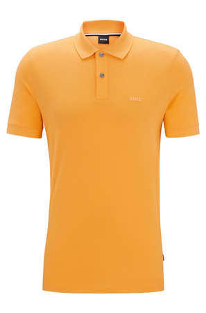 Wyprzedaż - Koszulka Polo męska BOSS Pallas Orange regular fit pomarańczowa (50468301-813)