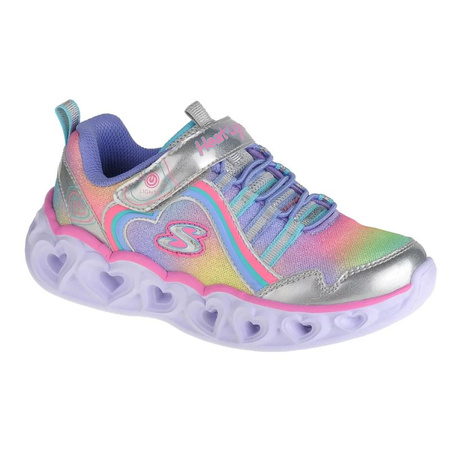 Skechers Heart Lights-Rainbow Lux 302308L-SMLT Szare 27 (302308L-SMLT)