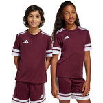 Koszulka dla dzieci adidas Squadra 25 bordowa (JC8667)