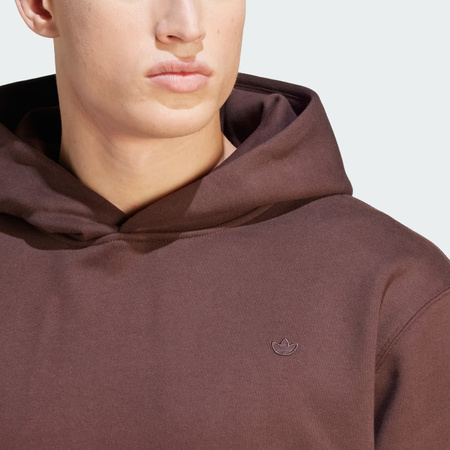 Bluza kangurka męska adidas Adicolor Contempo Hoodie Shadow Brown miękka brązowa (IM2119)