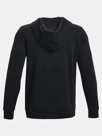 Bluza rozpinana męska Under Armour Essential Fleece Full-Zip sportowa czarna (1373881-001)