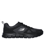 Buty treningowe męskie czarne Skechers Track Bucolo (52630-BBK)