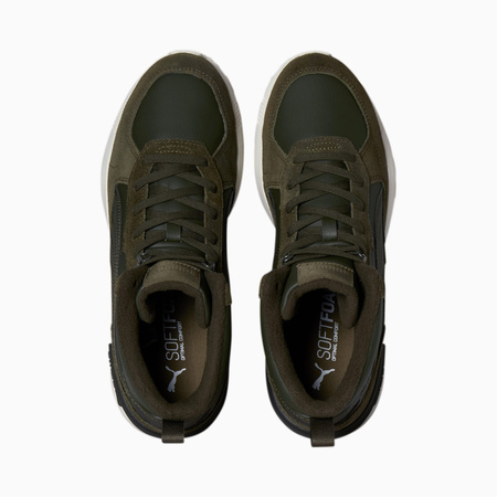 Wyprzedaż - Sneakersy męskie za kostkę Puma Graviton Mid Forest wysokie buty sportowe zielone (383204-02)