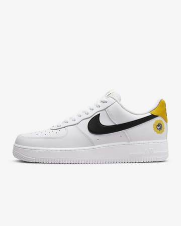 Sneakersy męskie Nike Air Force 1 LOW białe skórzane buty do koszykówki (DM0118-100)