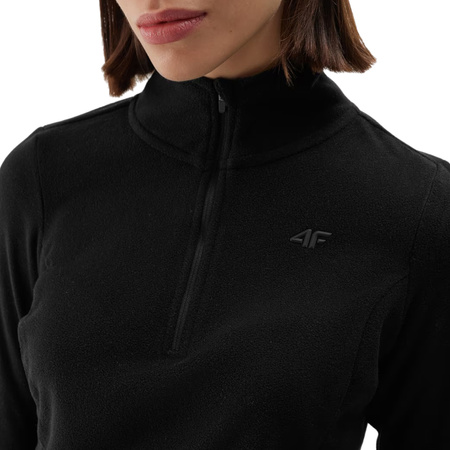 Bluza polarowa damska 4F F048 głęboka czerń (4FWAW24UFLEF048 20S)