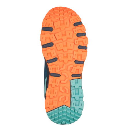 Buty hikingowe dziecięce dla chłopca/dziewczynki Trollkids Kids Sandefjord Hiker XT dusky turquoise/dark navy/glow orange (664-198)