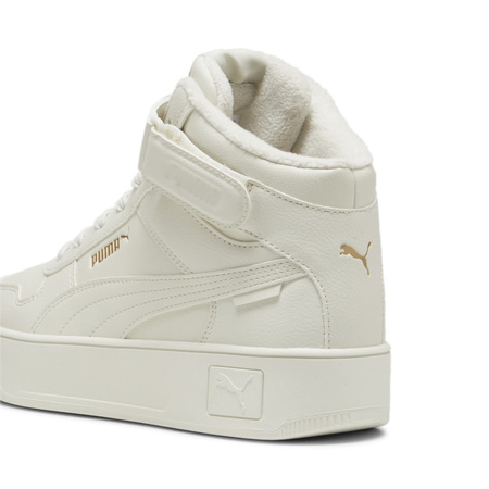 Wyprzedaż - Sneakersy damskie Puma Carina Street Mid WTR wysokie za kostkę szare (398050-02)