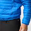Wyprzedaż - Kurtka zimowa z kapturem męska Fjällräven Expedition Lätt Hoodie M UN Blue puchowa niebieska (F86119-525)