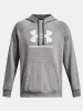 Bluza z kapturem męska UNDER ARMOUR Rival Fleece Logo szara (1379758-025)