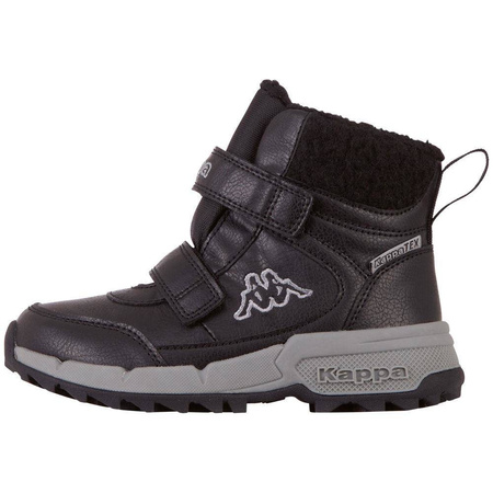 Wyprzedaż - Buty zimowe męskie czarne Kappa Tapiwa Tex K (260906K-1116)