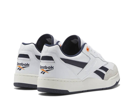 Sneakersy męskie skórzane Reebok BB 4000 II Basketball Ftwr White Vector Navy (IE6832)