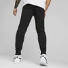 Wyprzedaż - Spodnie dresowe męskie Puma ESS LOGO PANTS TR dopasowany fason do codziennego użytku czarne (586716-01)