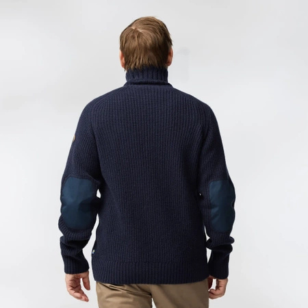 Sweter męski Fjällräven Övik Roller Neck Sweater M Dark Navy (F87072-555)