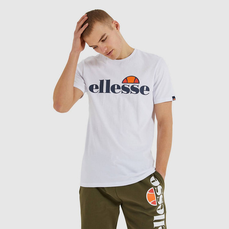 Koszulka męska Ellesse SL Prado T-Shirt White bawełniana biała (SHC07405-908)