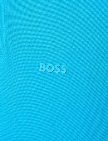 Wyprzedaż - Koszulka Polo męska BOSS Pio 1 Turquoise/Aqua regular fit turkusowa (50507583-442)