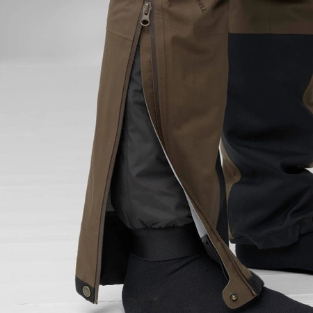 Wyprzedaż - Spodnie trekkingowe męskie Fjällräven Keb Insulated Trousers M outdoorowe czarne (F12200194-550)