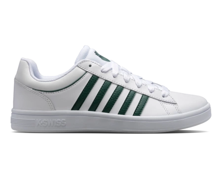 Męskie sneakersy K-Swiss COURT WINSTON WHITE/POSY GREEN-M (06154-942-M)