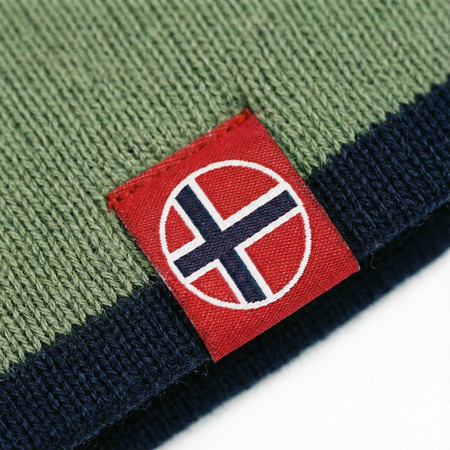 Czapka zimowa dziecięca Trollkids Kids Troll Beanie dzianinowa dziewczęca/chłopięca zielona (920-335)