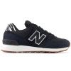 Sneakersy damskie New Balance 574 buty sportowe zamszowe czarne (WL574XB2)