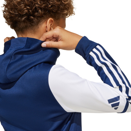 Bluza dla dzieci adidas Squadra 25 Hoodie granatowo-biała (JD4800)