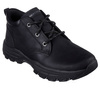 Buty skórzane wysokie męskie Skechers Knowlson Ramhurst półbuty jesienne czarne (204921-BLK)