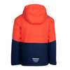 Kurtka zimowa dziecięca Trollkids Kids Hallingdal Jacket outdoorowa pomarańczowa/granatowa (226-705)
