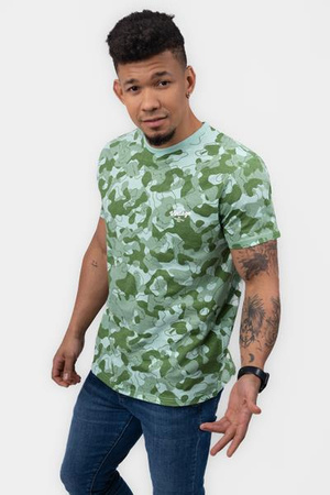 T-shirt Monotox Logo SV CAMO 6 PASTEL MINT Zielony (MX22046)