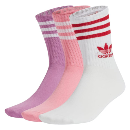 Skarpetki damskie adidas Originals CREW SOCK 3STR Różowy (IX7510)