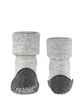 Wyprzedaż - Kapcie dziecięce z wełną merino FALKE Cosyshoe Teens SO CP light grey antypoślizgowe (10560-3400)