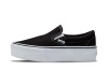 BUTY VANS UA CLASSIC SLIP-ON STACKF BLACK/TRUE WHIT